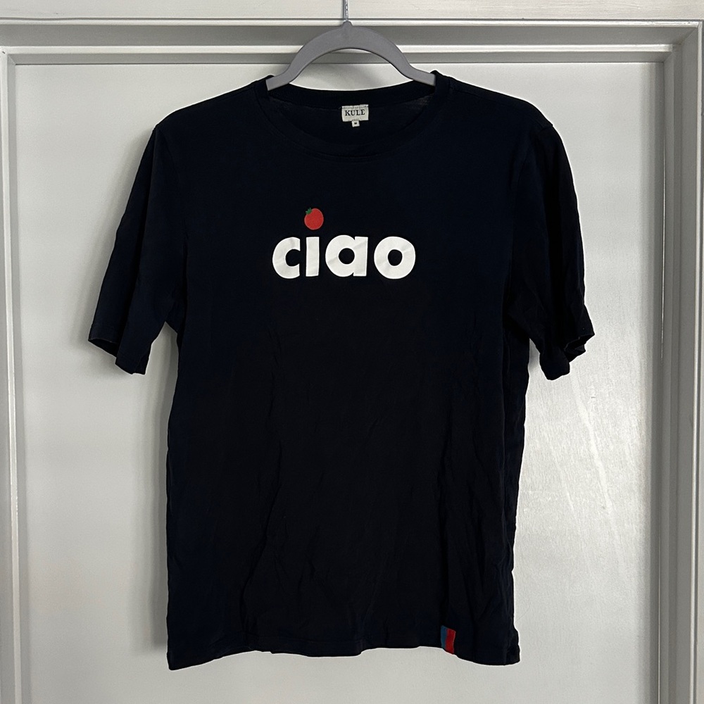 KULE Navy Blue 'Ciao' Tee